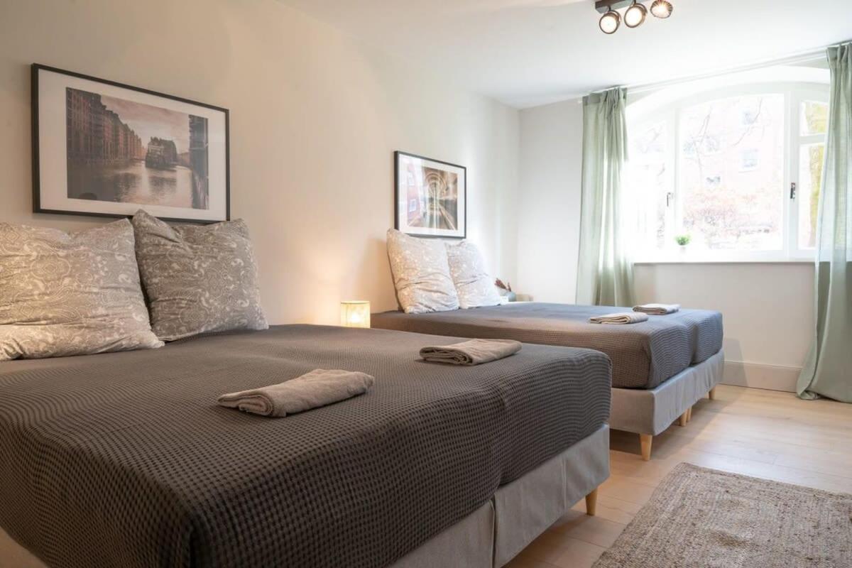 Spacious 3-Bedroom Apartment Near Eilbekpark Amburgo Esterno foto